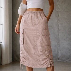 Wild Fable Pink Cargo Skirt Size XS
